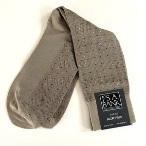 (NWT) Socks Jos A Bank Mid-Calf Microfiber 100% Nylon - Size 8-12